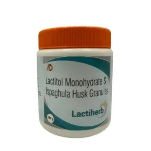 Lactiherb granules Lactitol Ispaghula Husk constipation relief pack by Dhanshikha Medicare