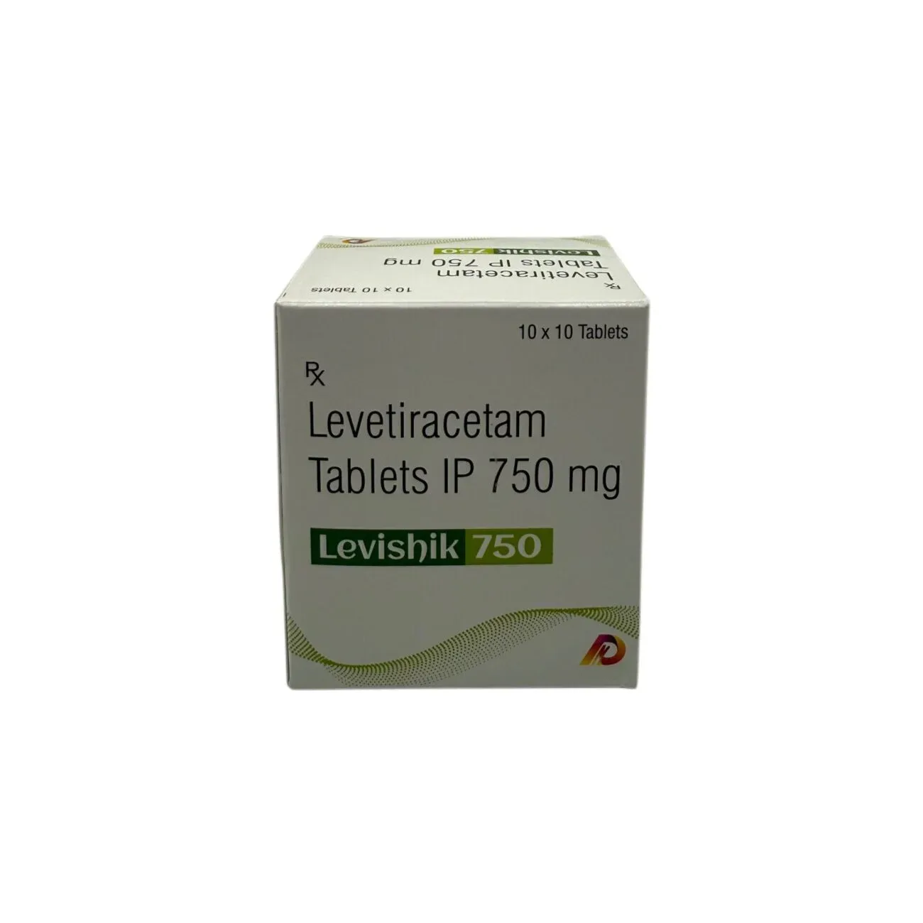 Levishik 750 Levetiracetam 750mg tablets carton by Dhanshikha Medicare